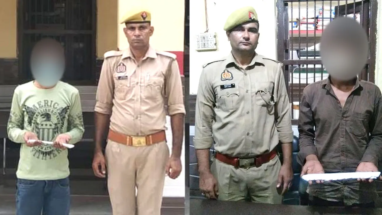 अवैध चाकू के साथ दो आरोपी दबोचे, भेजे जेल