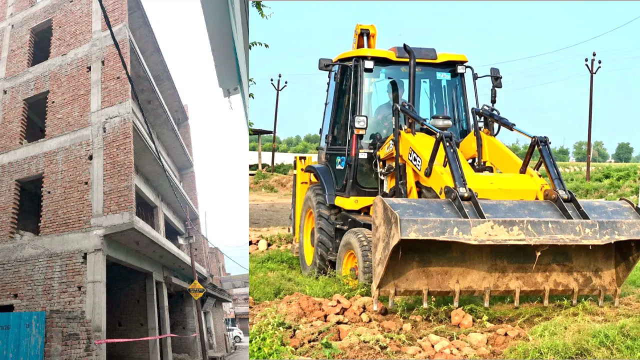 Bulldozer Action: कैराना में अवैध कॉलोनियों पर चला एमडीए का बुलडोजर, बिना स्वीकृति बने भवनों पर भी कार्रवाई