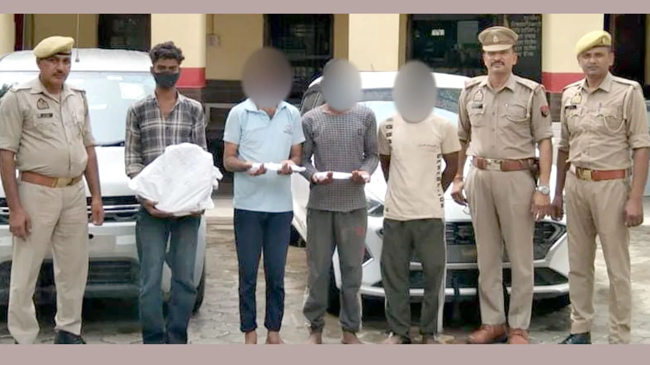 गोकशी की घटना नाकाम, चार आरोपी गिरफ्तार