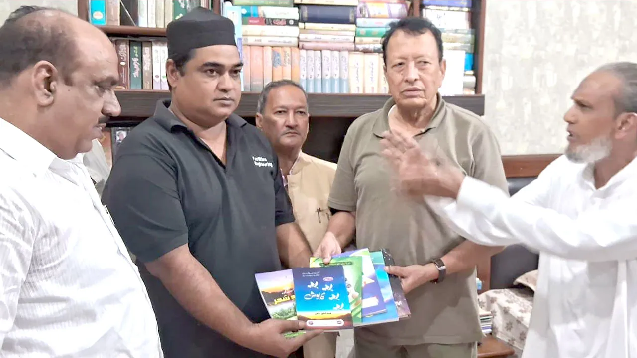 मिसरा-ए-तरह पर काव्य प्रतियोगिता में आस मोहम्मद फैज कुरैशी प्रथम