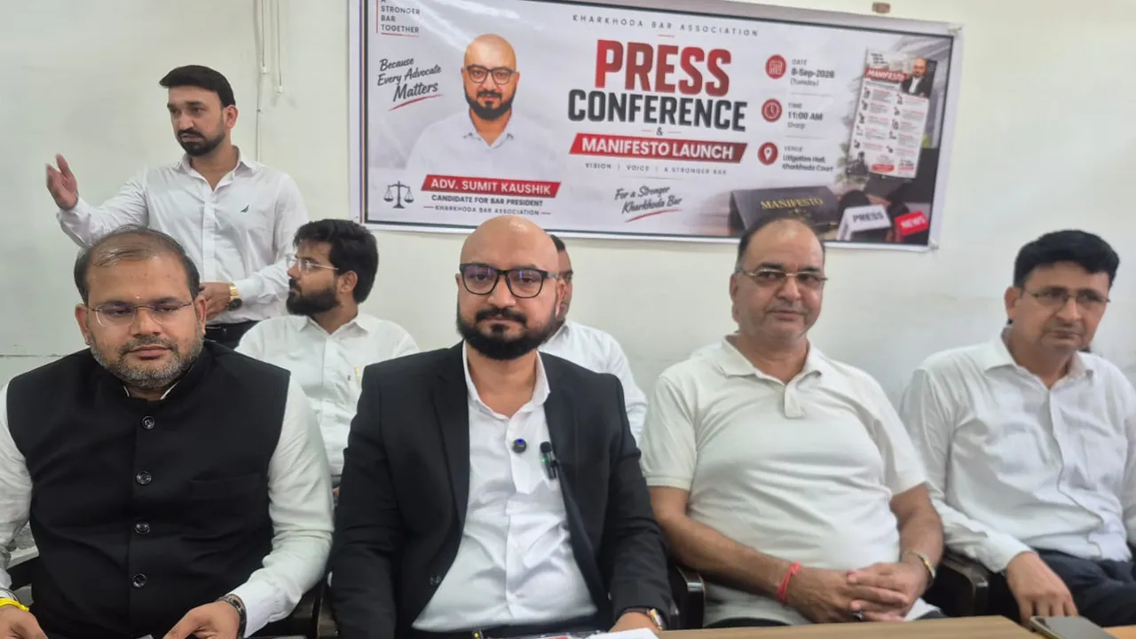 Bar Association Election: खरखौदा बार चुनाव,झरोठी टोल फ्री करवाने अच्छी पार्किंग की व्यवस्था दिलाने की घोषणा।