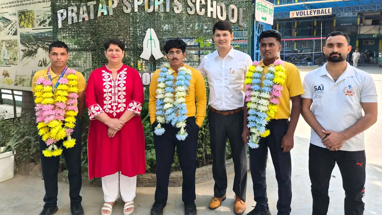 हरियाणा स्टेट स्कूल तीरंदाजी चैंपियनशिप में प्रताप स्कूल के अमन ने जीता कांस्य पदक