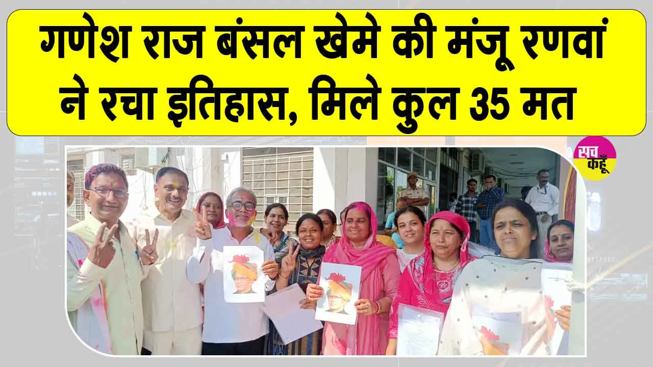 Hanumangarh Election Results: नगर परिषद के इतिहास में पहली बार निर्दलीय के हाथ में सभापति की कमान