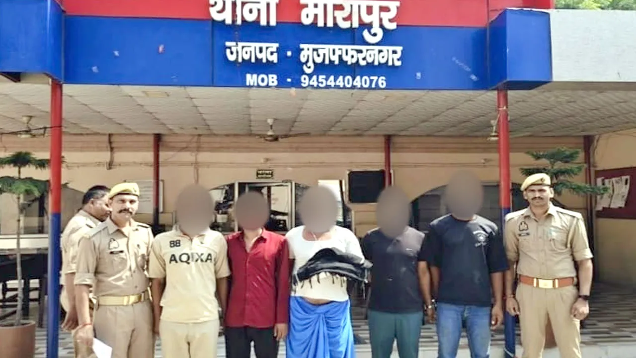 मारपीट व पथराव के मामले में पांच आरोपियों का चालान