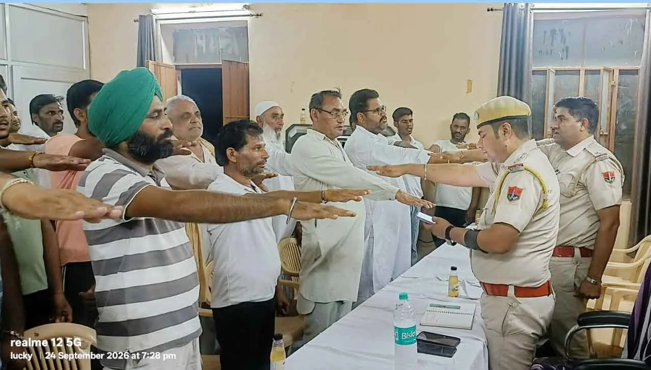 गूंजी नशे के खिलाफ आवाज, पुलिस-ग्रामीणों ने लिया संकल्प 