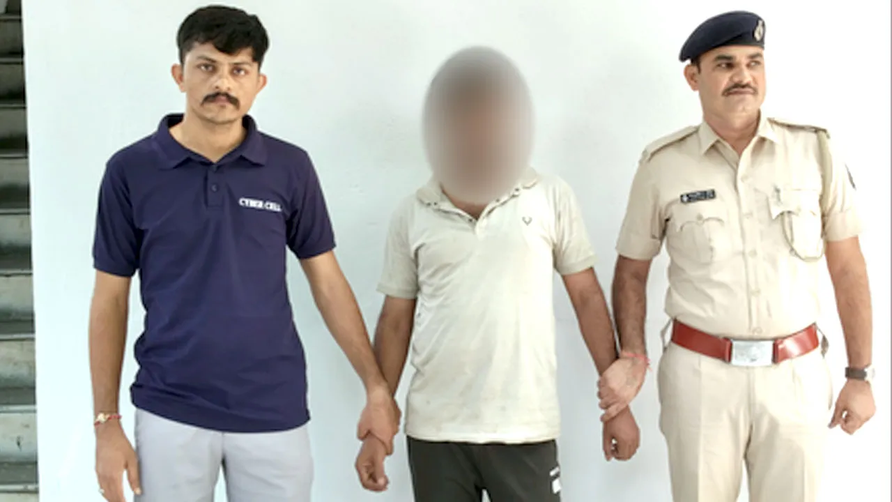 APK फाइल से 6.31 लाख की साइबर ठगी, साइबर धोखाधड़ी में शामिल आरोपी सूरत से गिरफ्तार