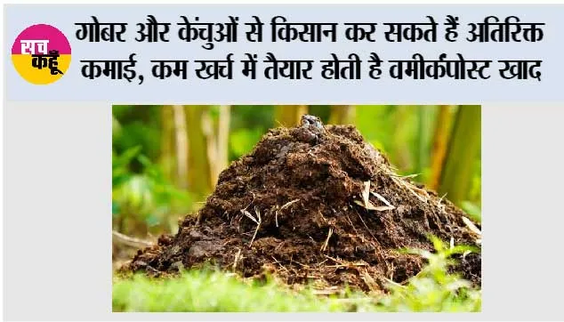 Agricultural News: गोबर और केंचुओं से किसान कर सकते हैं अतिरिक्त कमाई, कम खर्च में तैयार होती है वर्मीकंपोस्ट खाद