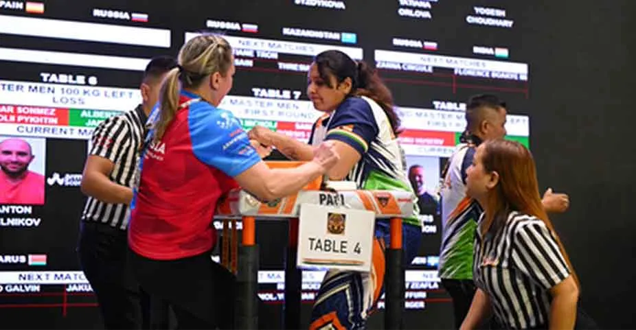 Wrestling India News: भारत में पहली बार आयोजित विश्व आर्म रेसलिंग चैंपियनशिप में भारत अब तक चौथे स्थान पर 