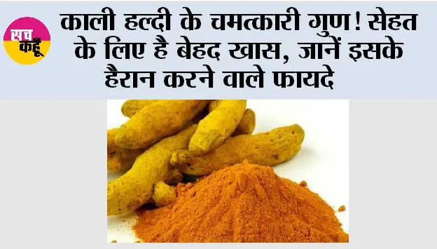 Black Turmeric Benefits: काली हल्दी के चमत्कारी गुण! सेहत के लिए है बेहद खास, जानें इसके हैरान करने वाले फायदे