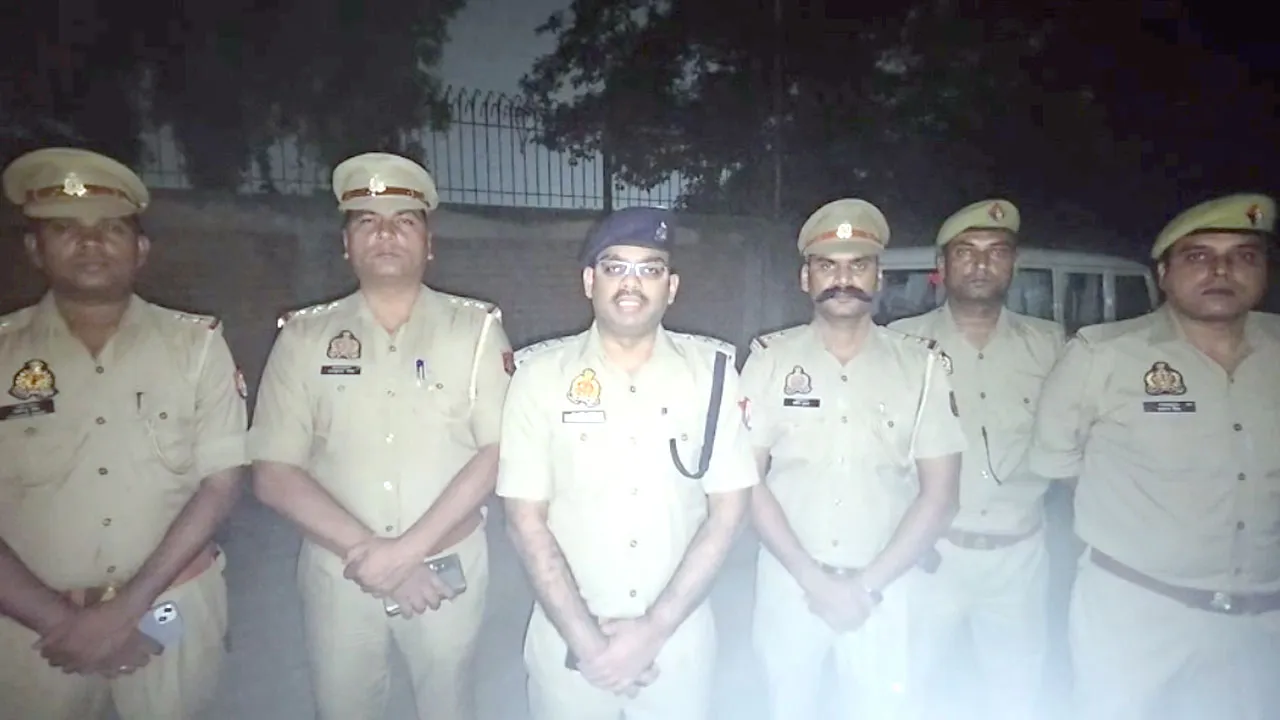 गाजियाबाद में पुलिस मुठभेड़: टप्पेबाजी करने वाले दो बदमाश गिरफ्तार, दोनों के पैर में लगी गोली