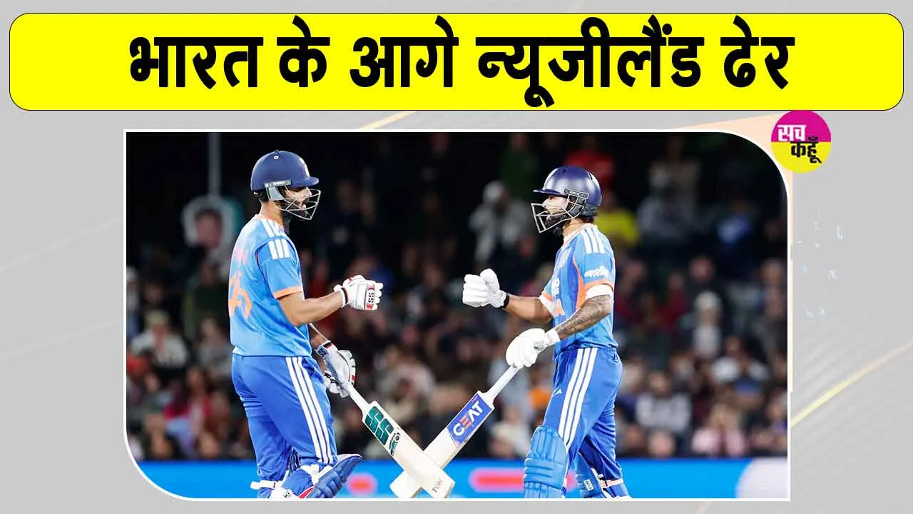 IND vs NZ: टीम इंडिया का विजयी अभियान जारी,  पहले टी20 में न्यूजीलैंड ढेर