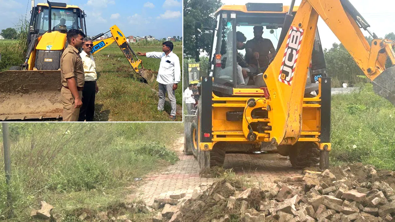 Bulldozer Action: कैराना में 19 बीघा अवैध प्लॉटिंग पर गरजा एमडीए का बुलडोजर, निर्माणाधीन भवन सील