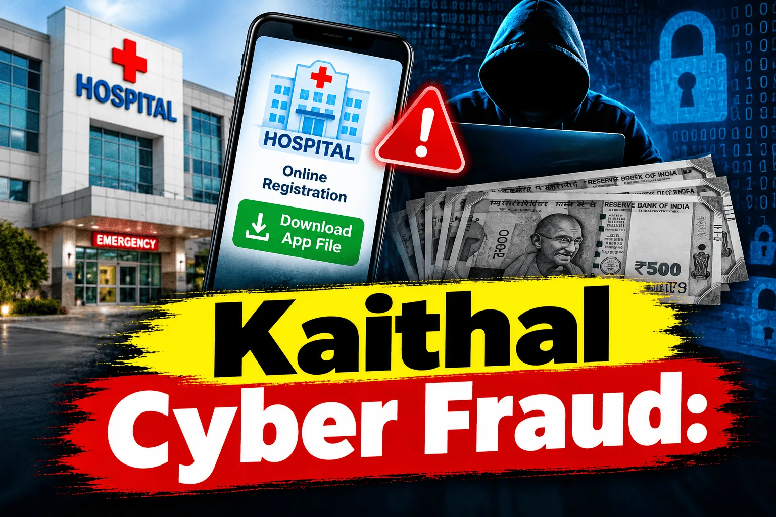 Kaithal Cyber Fraud: मां के इलाज के लिए ऑनलाइन अस्पताल का नंबर सर्च करना युवक को पड़ा महंगा