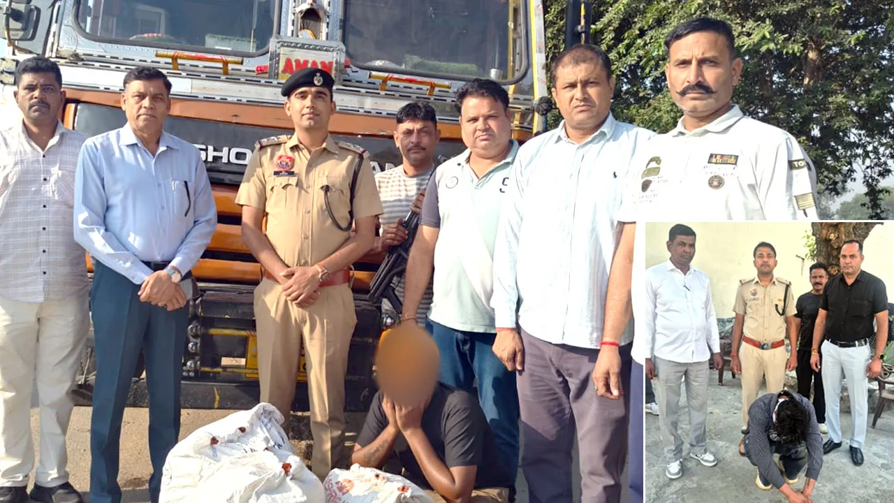 ट्रक से 54 किलो डोडा पोस्त बरामद, हेरोइन समेत चार अन्य आरोपी भी पकड़े