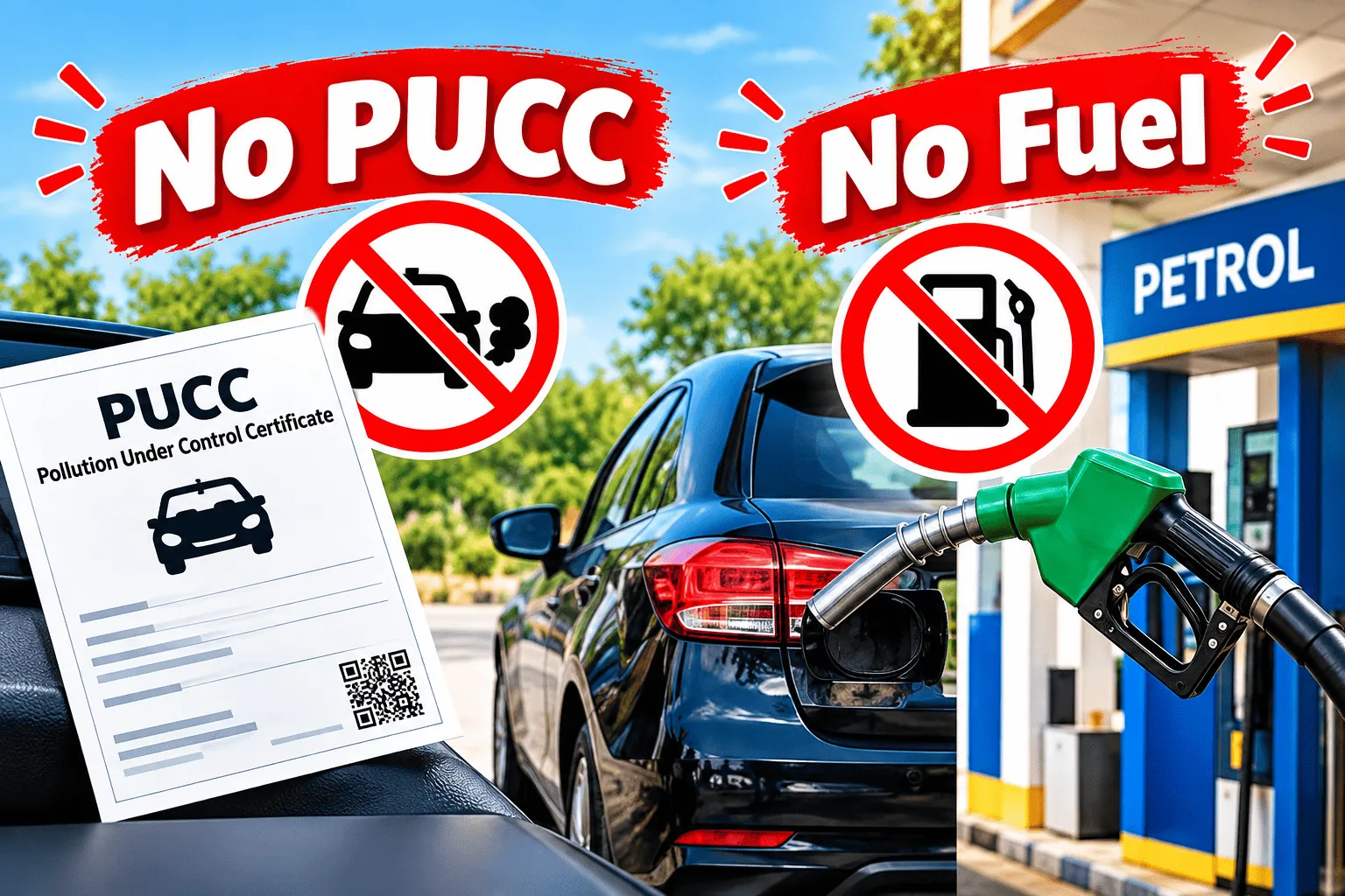 No PUC, No Fuel: दिल्ली-NCR में लागू हुआ नया नियम, जानें किसे नहीं मिलेगा ईंधन