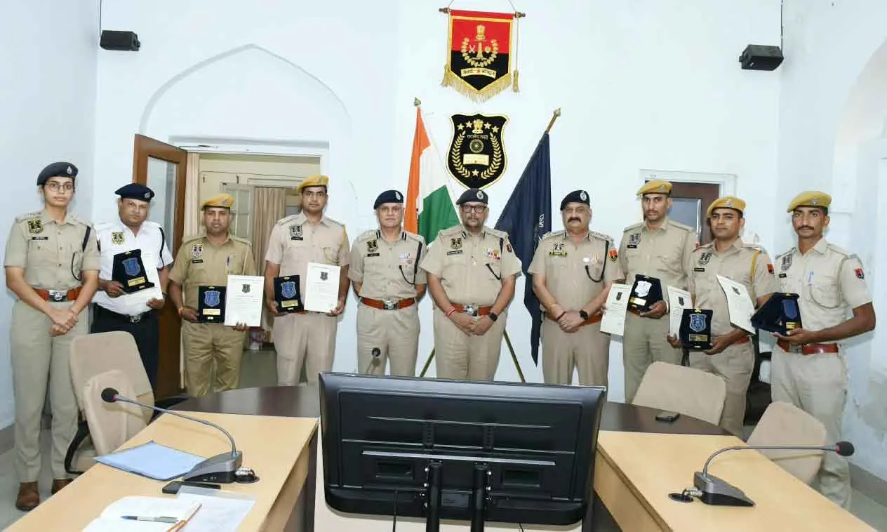 Rajasthan Police Awards: छह पुलिसकर्मी ‘‘कॉन्स्टेबल ऑफ द मंथ’’ अवॉर्ड से सम्मानित