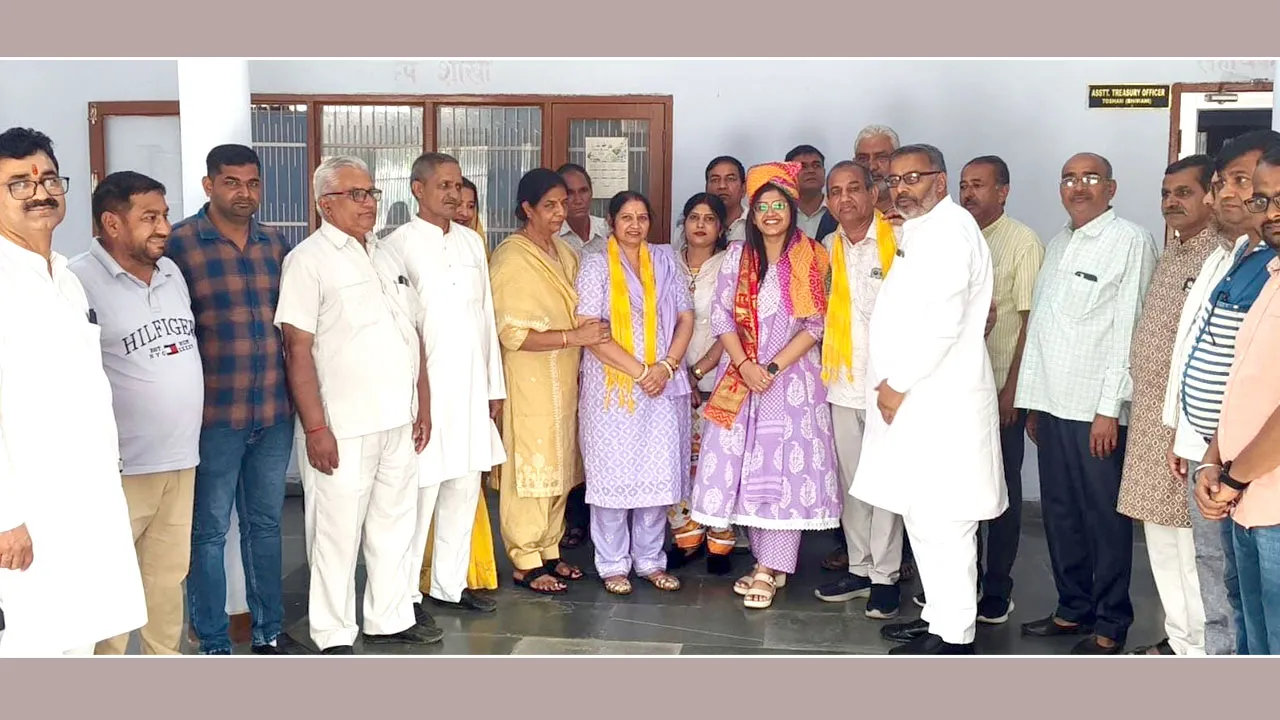 कोमल कौशिक ने सभाला असिस्टेंट ट्रेजरी ऑफिसर का पदभार