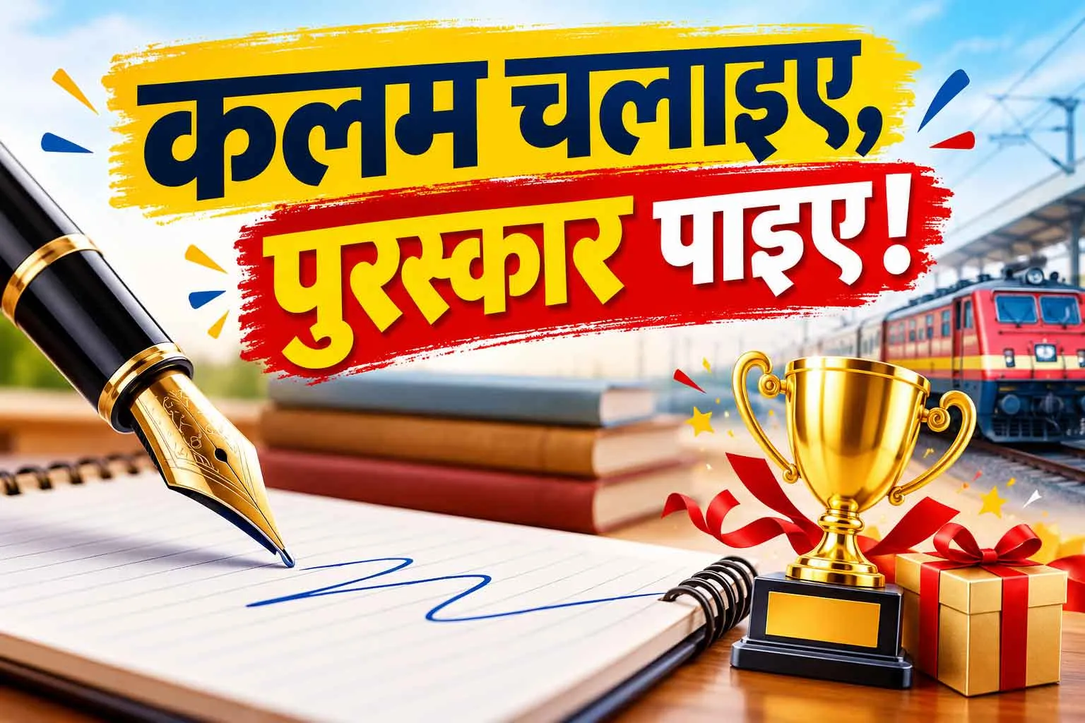 Indian Railways News: कलम चलाइए, ईनाम पाइए! इतने रुपये का है प्रथम पुरस्कार