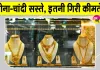 Gold-Silver Price Today: सोना हजार रुपए व चांदी दो हजार रुपए सस्ती 