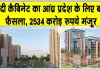 केंद्रीय कैबिनेट ने अमरावती में नए आधुनिक सरकारी कार्यालय व आवासीय परिसर के निर्माण को दी मंजूरी