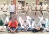 भिवानी पुलिस ने मनदीप उर्फ बागड़ी को 16 साथियों सहित दबोचा