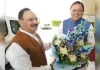 उत्तराखंड के मुख्यमंत्री ने जेपी नड्डा का उत्तराखंड पहुंचने पर किया स्वागत