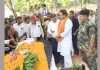 बीएसएफ के जवान को गार्ड ऑफ ऑनर देकर दी गई अंतिम विदाई 