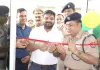 नवनिर्मित पुलिस चौकी जहानपुरा का डीएम-एसपी ने किया उद्घाटन