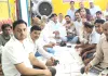 'नगरपालिका परिषद के सभासदों ने धरना-प्रदर्शन को दिया समर्थन'
