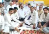 'ई-रजिस्ट्री के विरोध में दूसरे दिन भी जारी रहा धरना-प्रदर्शन'