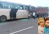 महेंद्रगढ़ में ट्रक से टकराई वाल्वो बस, दो यात्रियों की मौत, 16 यात्री हुए घायल