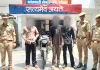 सेक्टर-20 पुलिस ने तीन आरोपियों को दबोचा, चोरी की मोटरसाइकिल बरामद