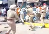 अप्रैंटशिप युवाओं को पुलिस ने भगा - भगाकर पीटा