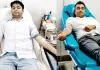 Blood Donation: आशीष इन्सां व एमएसजी आईटी विंग सेवादार प्रिंस इन्सां ने निभाया इंसानियत का फर्ज 