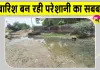 Heavy Rain: बारिश बन रही आफत, जोहड़ ओवरफ्लो होने से गलियों और घरों में भर रहा पानी 