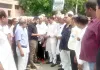 भिवानी में बिजली संकट पर लोगों का विरोध, सब स्टेशन पर सेक्टरवासियों का प्रदर्शन