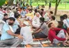 हाईटेंशन लाइन के विरोध में तीसरे दिन भी धरने पर डटे रहे ग्रामीण