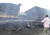 एनएच-334बी पर भीषण सड़क हादसा, हाइवा में लगी आग, चालक की जिंदा जलकर मौत