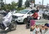 किसानों ने निकाली मोटरसाइकिल रैली, प्रधानमंत्री के नाम सौंपा ज्ञापन