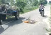 दरक गया भोकरहेड़ी-शुकतीर्थ मार्ग, दुर्घटना की आशंका