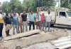 महिला की मौत के बाद फूटा लोगों का गुस्सा 