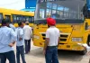 स्कूल बसों की जांच में तीन बसों के दस्तावेज अधूरे, नोटिस जारी