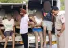 पुलिस-बदमाशों के बीच जोरदार मुठभेड़, भागते हुए 5 बदमाश पुल से गिरे
