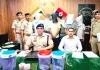 हवाला कारोबारी समेत सात गिरफ्तार, चार पिस्टल और 18 कारतूस बरामद