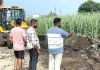 कण्डेला में सड़क पर फैली गंदगी को कराया साफ, राहत