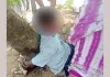 बरसीम का बीज चोरी करते युवक को ग्रामीणों ने पकड़ा, पेड़ से बांधा