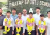 हरियाणा स्टेट अस्मिता महिला वुशु लीग में प्रताप स्कूल की खिलाड़ियों ने जीते तीन पदक