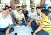 Loco Running Staff protest: लोको लॉबी पर लोको रनिंग स्टाफ का प्रदर्शन 