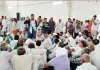 हाई पावर ग्रिड लाइन के विरोध में सोहटी गांव में महापंचायत, काम रुकवाने पर अड़े किसान