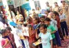 तपा ब्लॉक की शाह सतनाम जी ग्रीन एस वेलफेयर कमेटी की सेवादार बहनों ने सरकारी स्कूल के बच्चों को बांटी शिक्षण सामग्री